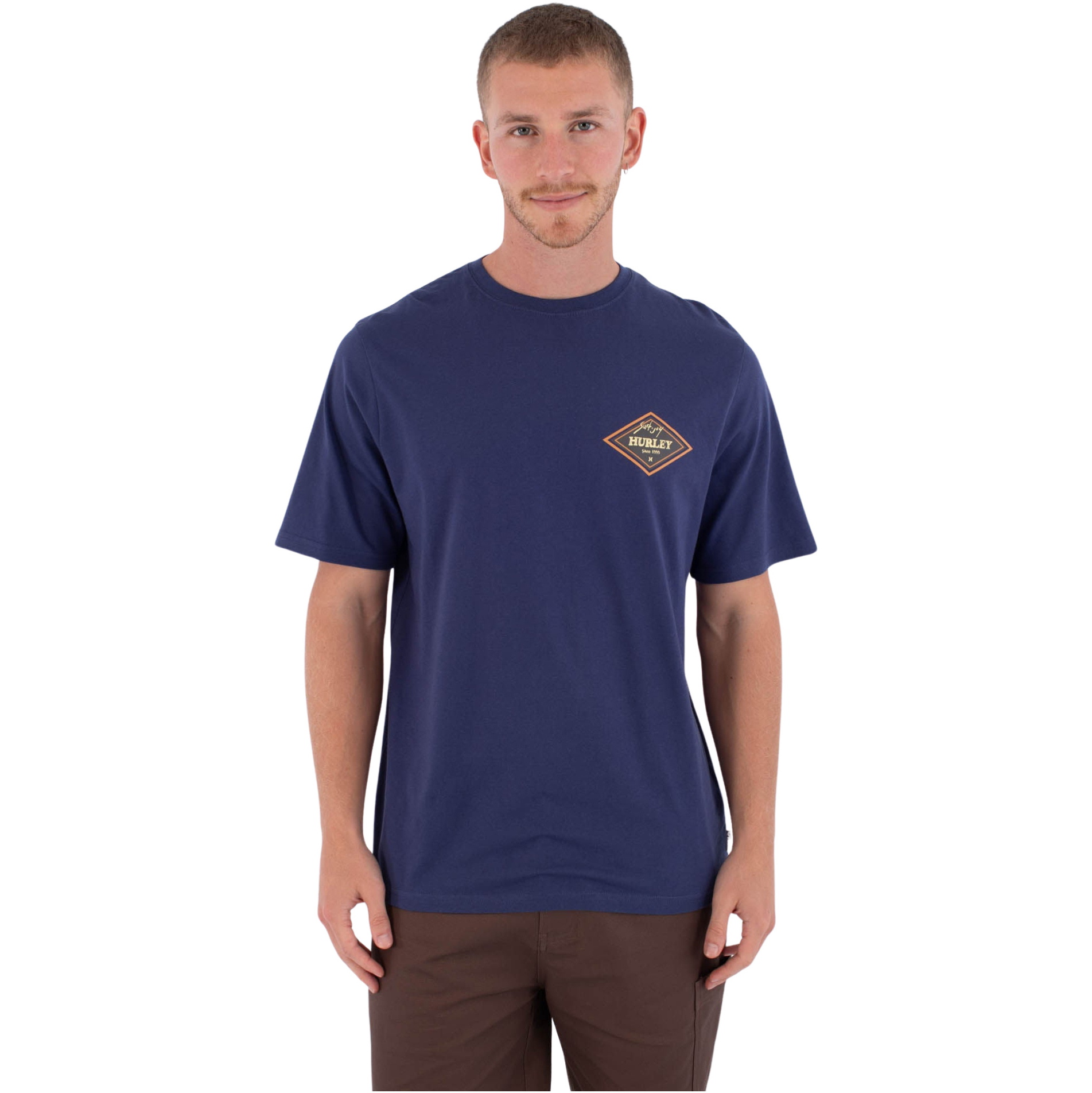 2026 Hurley Mens Printing Press Samp T-Shirt MTSEUED0017431 - Destroyer